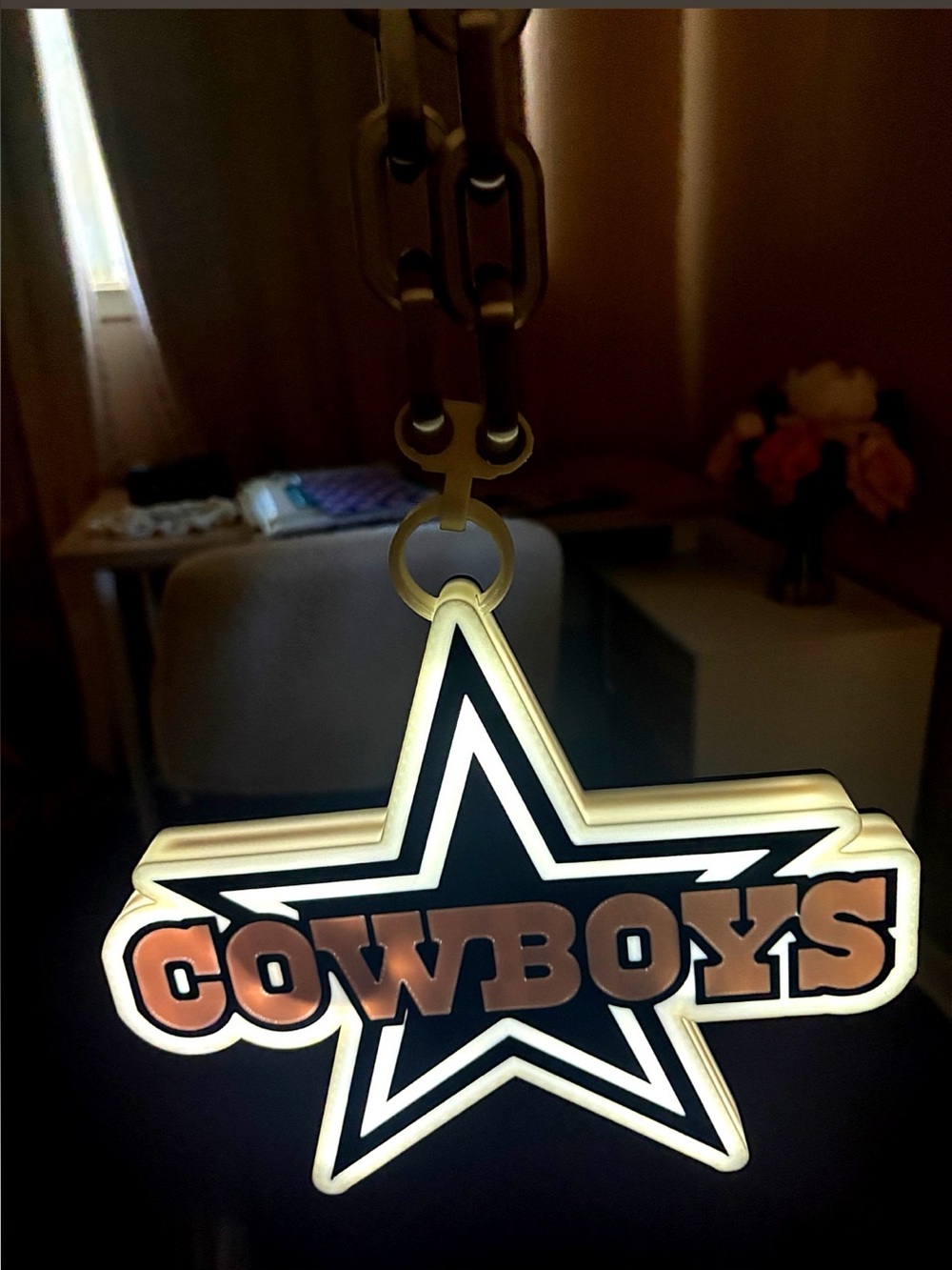 Dallas Cowboys LED Light Up Fan Chain